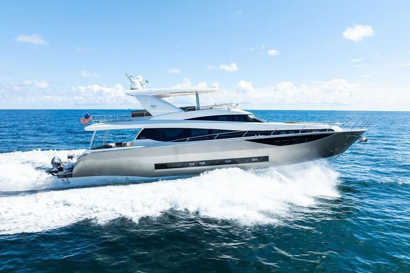a boat in the water aboard ELEVATION Yacht for Sale