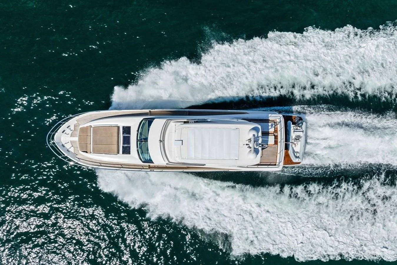 a high angle view of a ship aboard ELEVATION Yacht for Sale