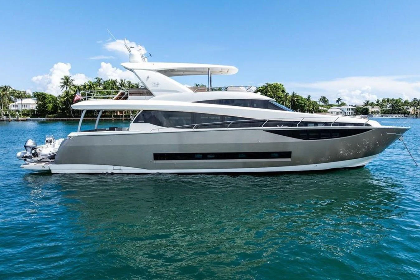 a boat in the water aboard ELEVATION Yacht for Sale