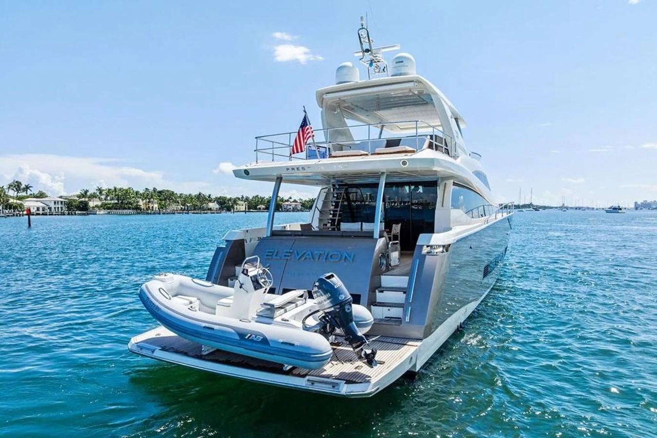 a boat on the water aboard ELEVATION Yacht for Sale