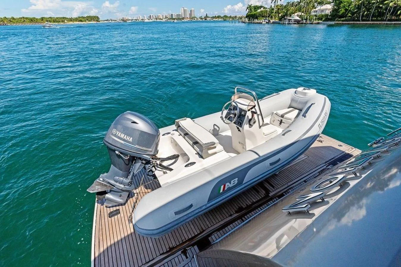a boat on the water aboard ELEVATION Yacht for Sale