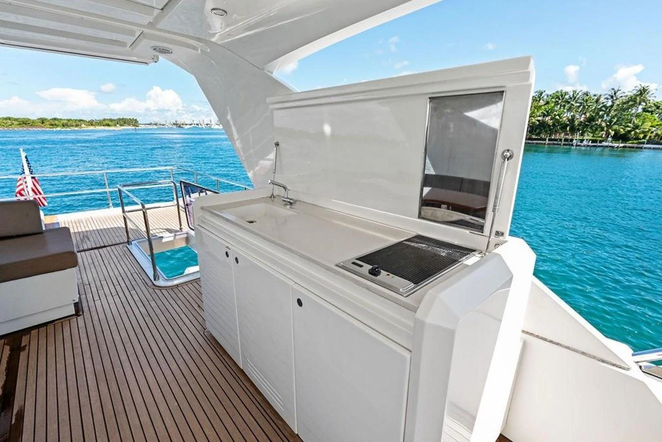a boat on the water aboard ELEVATION Yacht for Sale