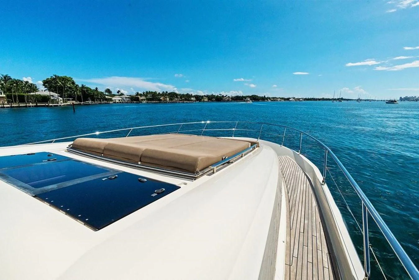 a boat on the water aboard ELEVATION Yacht for Sale