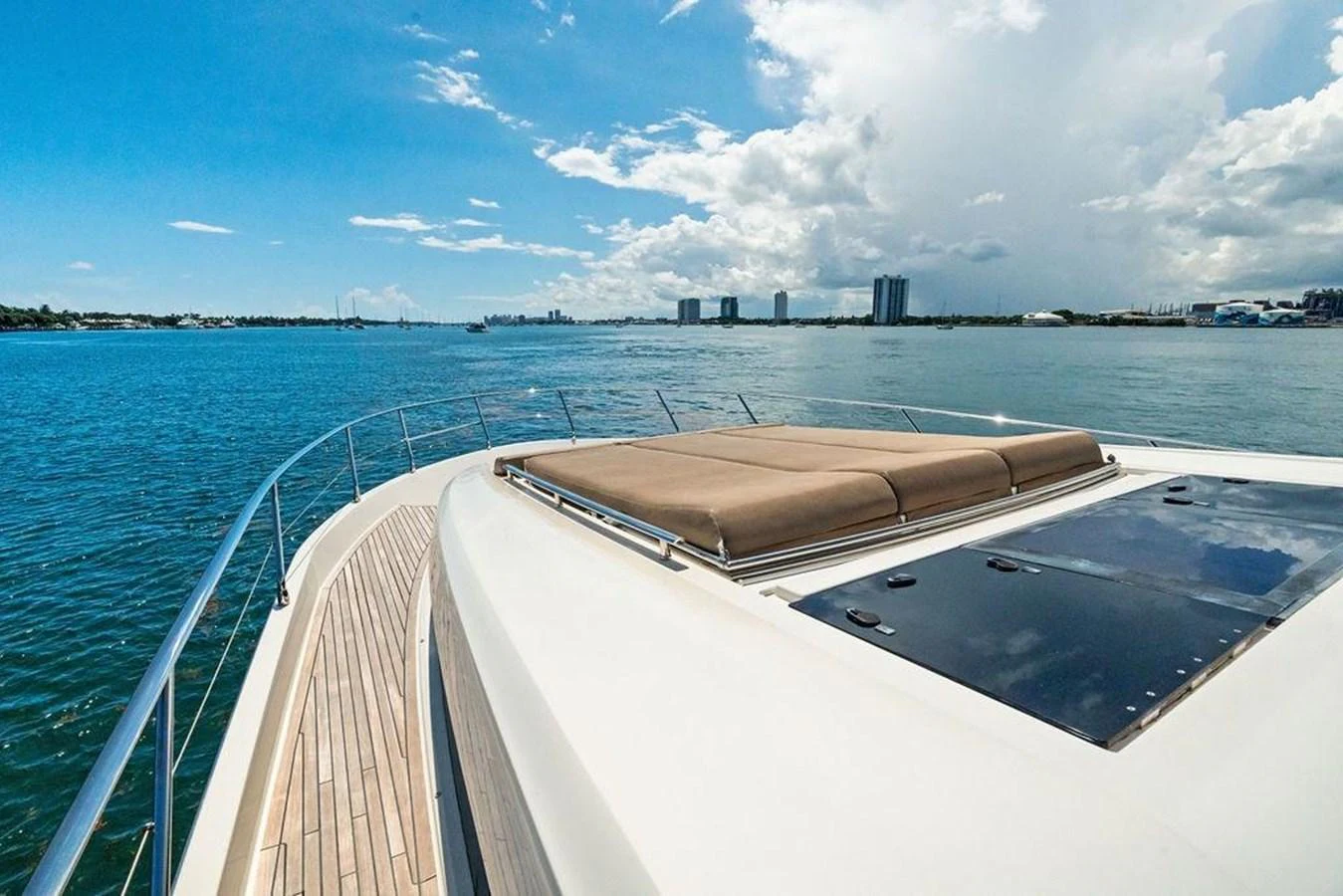 a boat on a body of water aboard ELEVATION Yacht for Sale