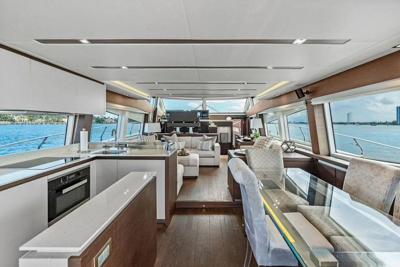inside of a boat aboard ELEVATION Yacht for Sale