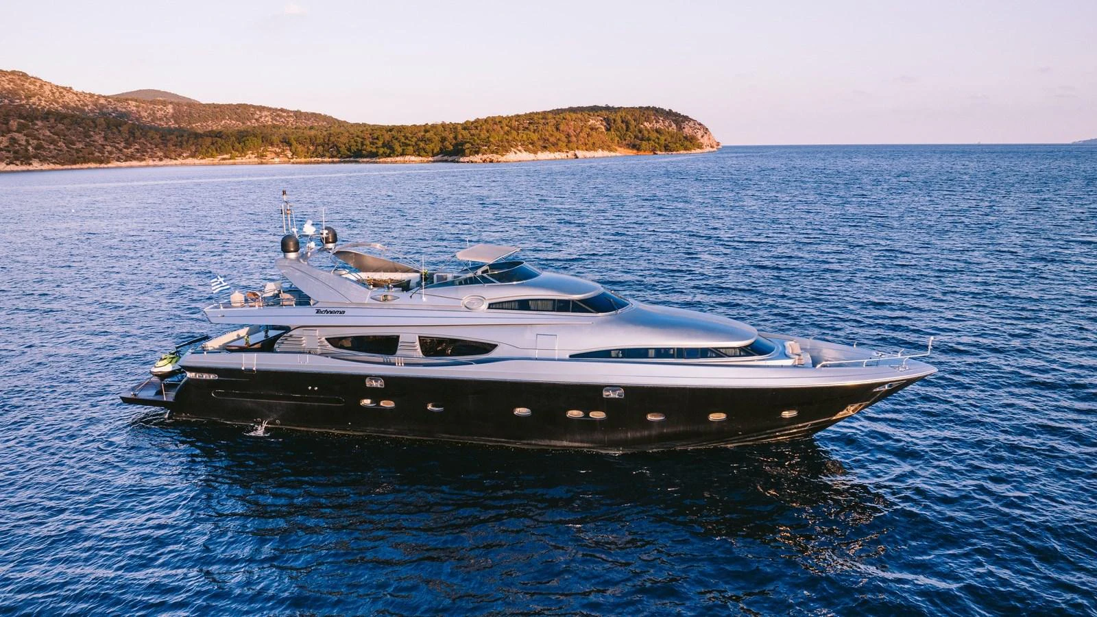 a boat on the water aboard ELVI Yacht for Sale
