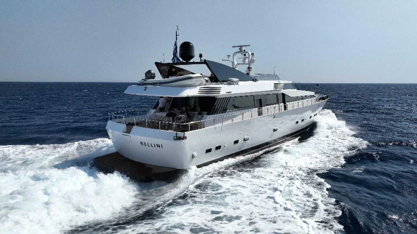 a boat on the water aboard BELLINI Yacht for Sale