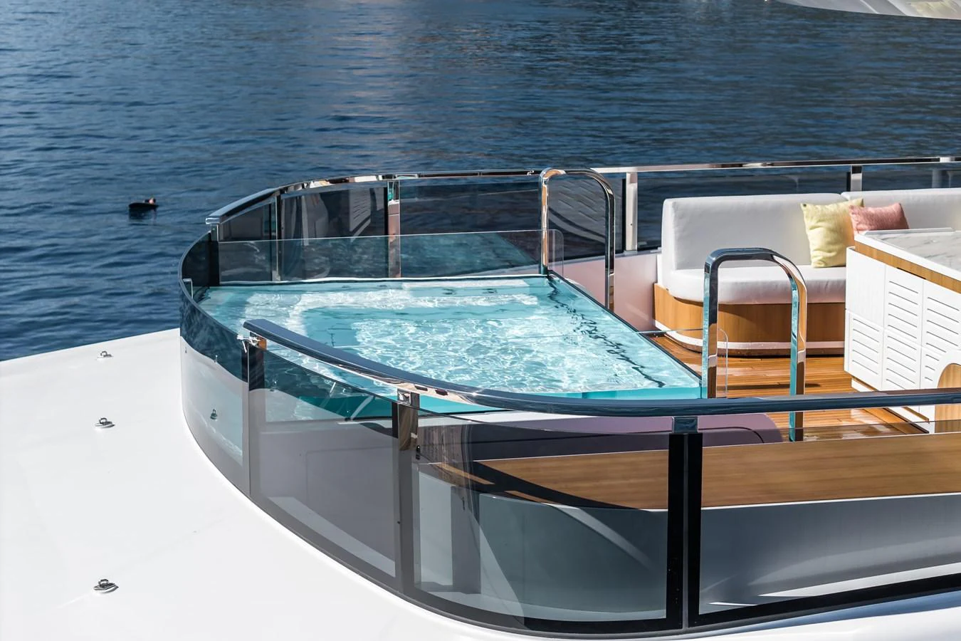 a boat on the water aboard FELICITA Yacht for Sale