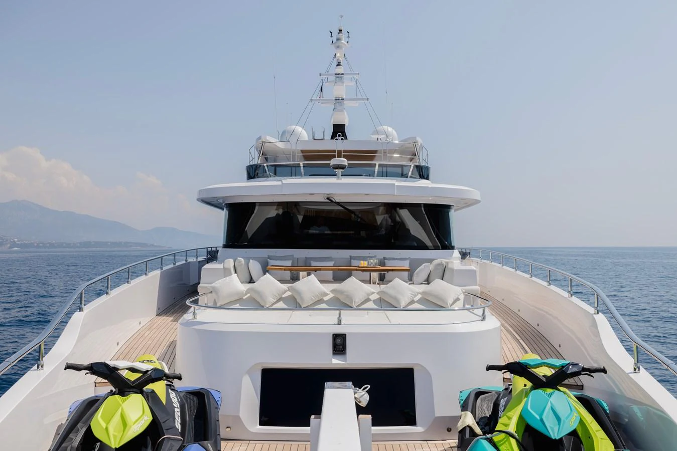 a boat on the water aboard MAJESTY 120 Yacht for Sale