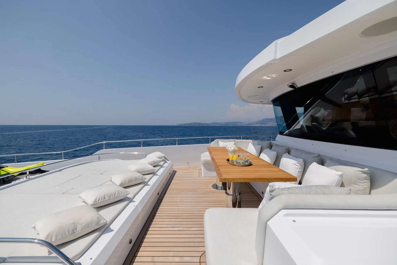 a boat on the water aboard MAJESTY 120 Yacht for Sale