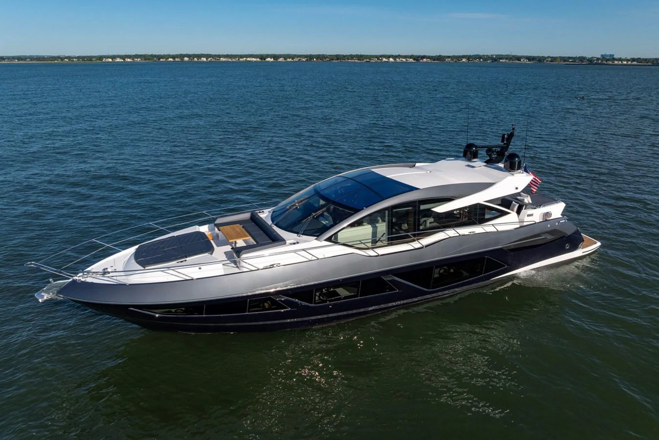 a boat in the water aboard KB JR Yacht for Sale