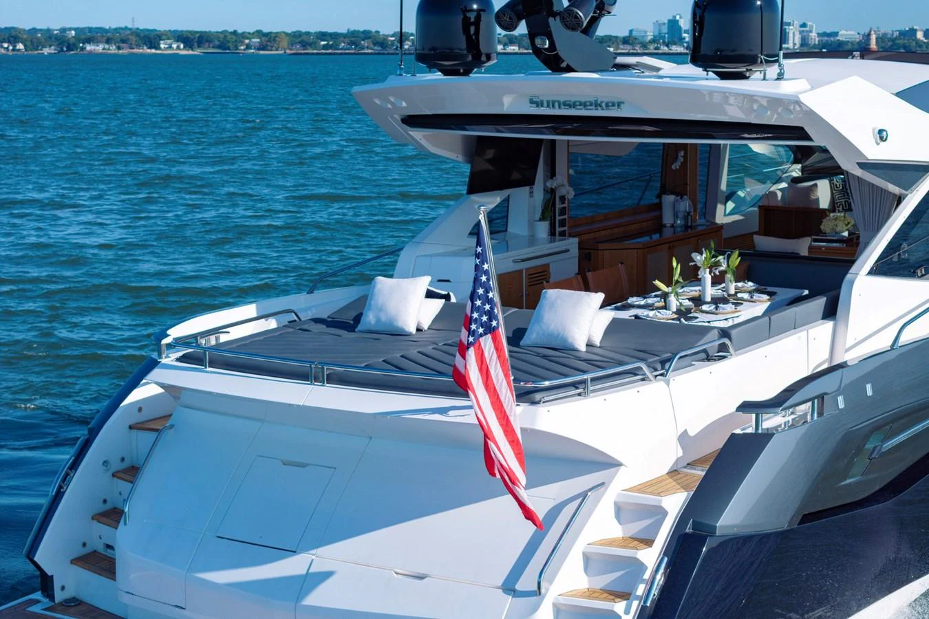 a boat on the water aboard KB JR Yacht for Sale