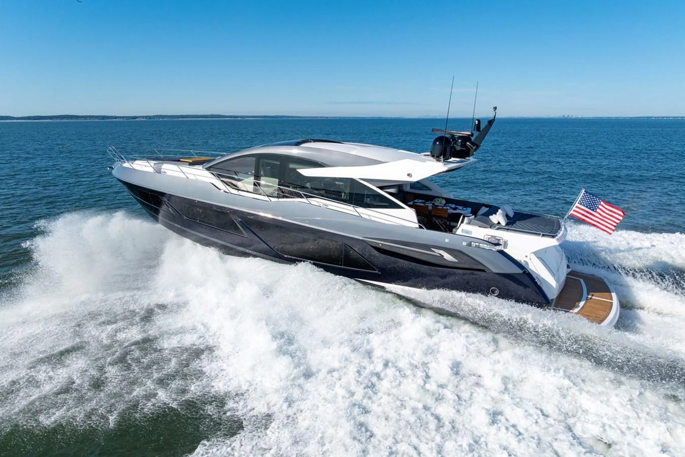 a boat on the water aboard KB JR Yacht for Sale