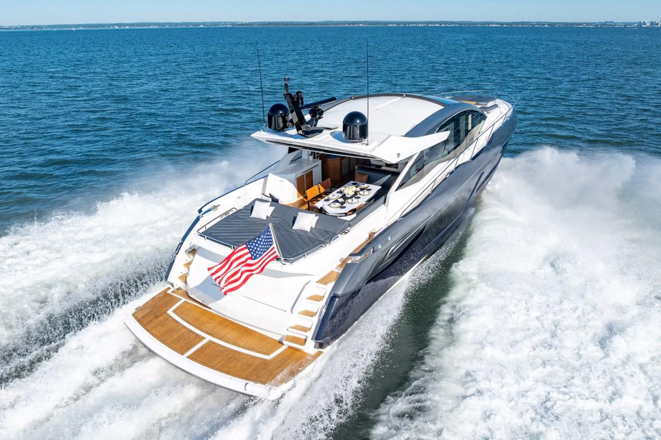 a boat on the water aboard KB JR Yacht for Sale