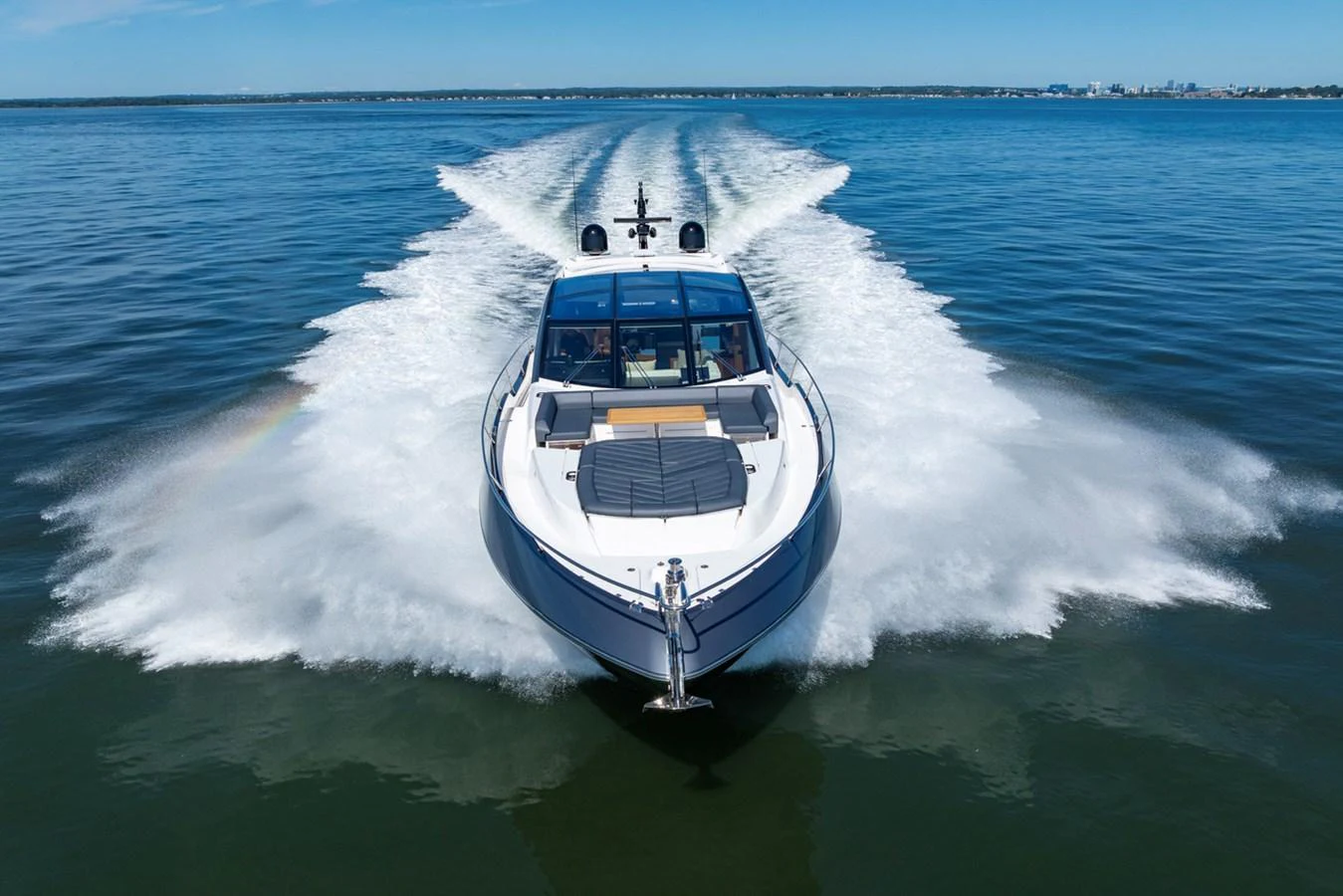 a boat on the water aboard KB JR Yacht for Sale