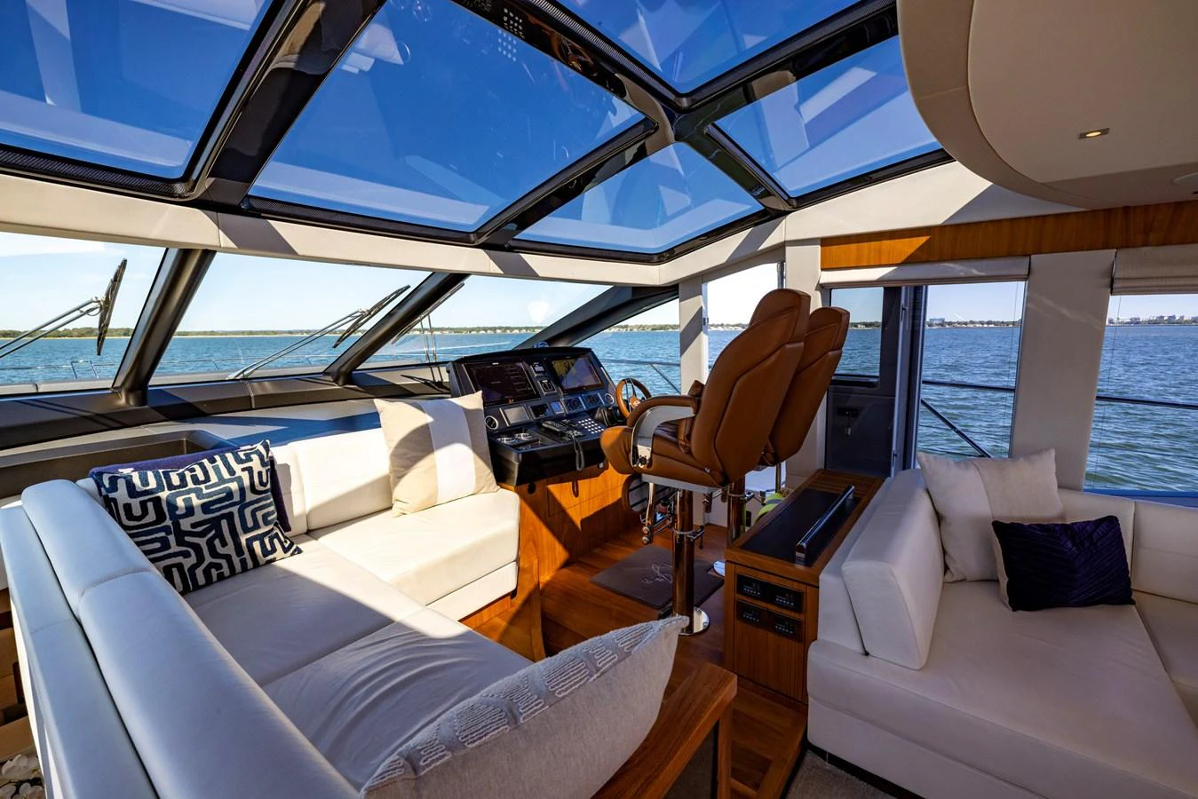 inside of a boat aboard KB JR Yacht for Sale