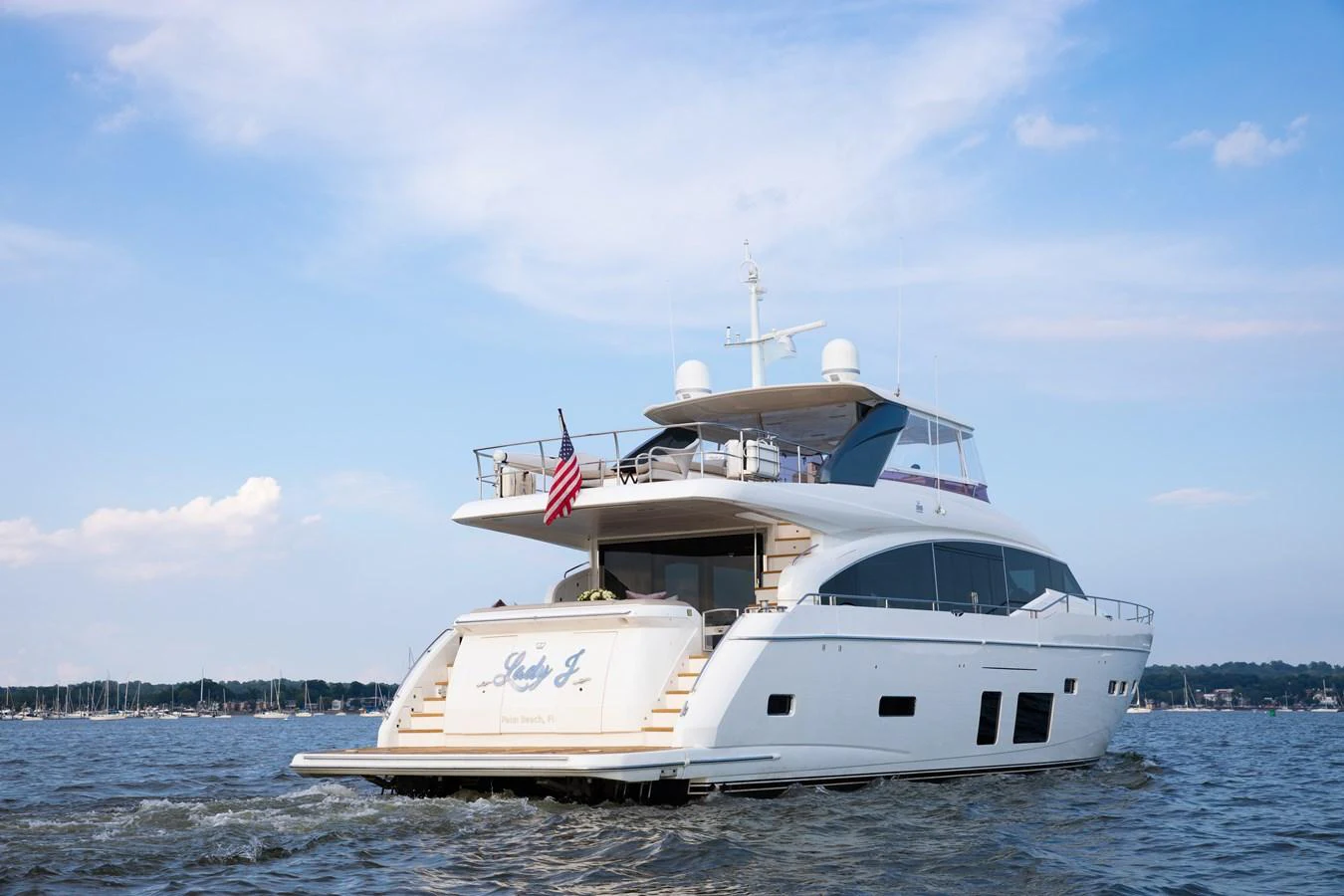 a boat on the water aboard JUST PERFECT Yacht for Sale