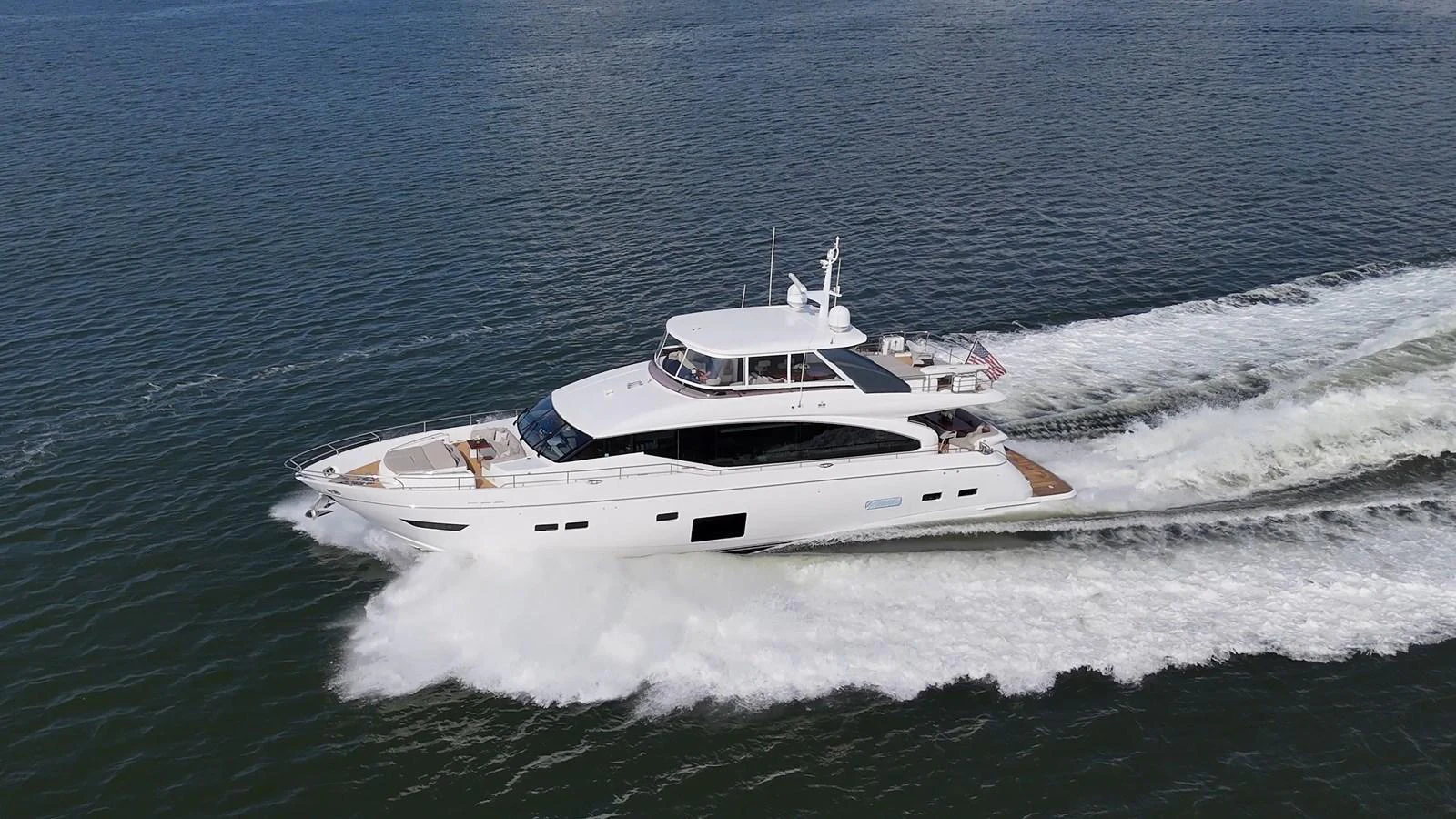 a boat on the water aboard JUST PERFECT Yacht for Sale