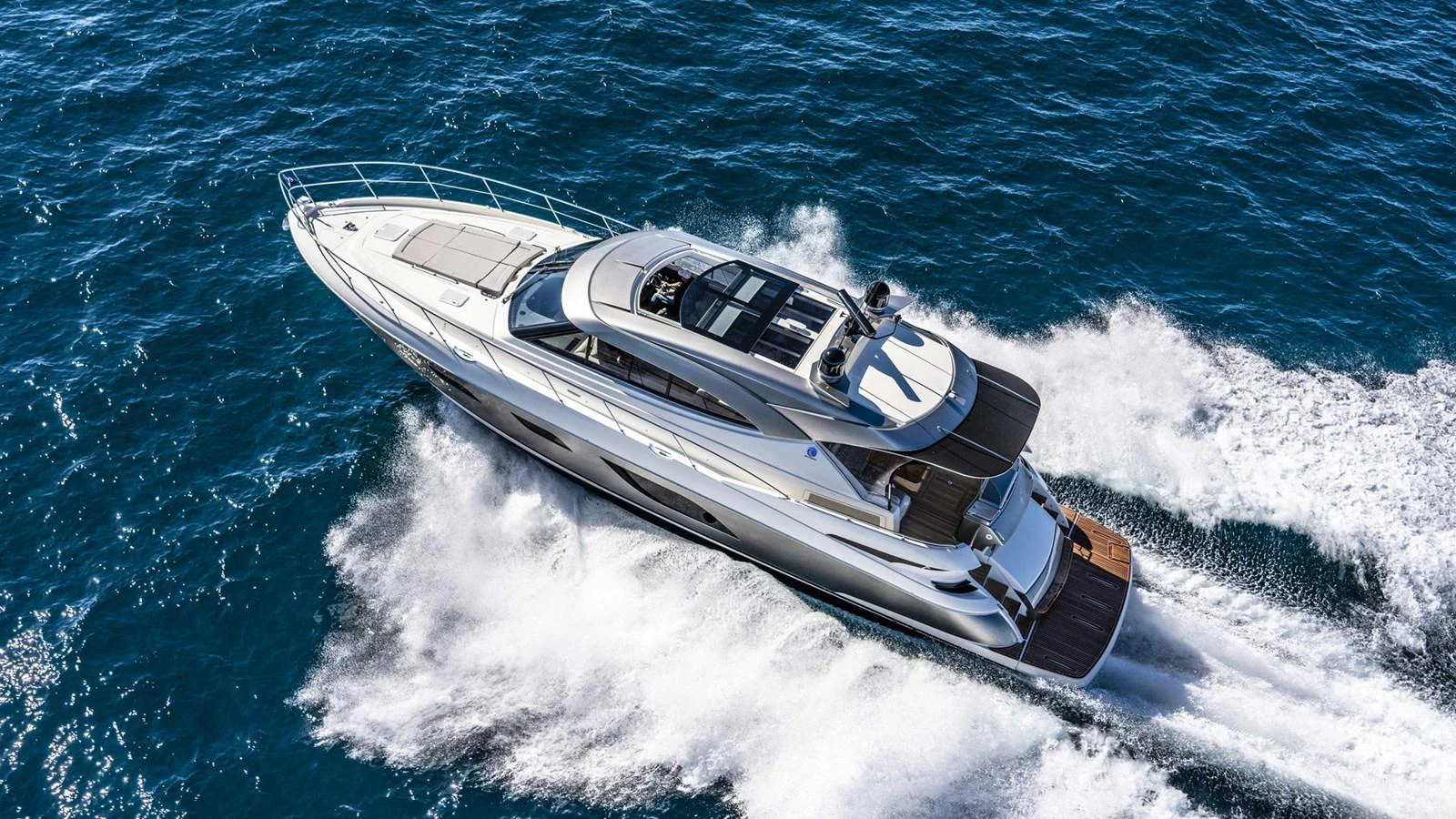 a boat on the water aboard 6800 SPORT YACHT Yacht for Sale