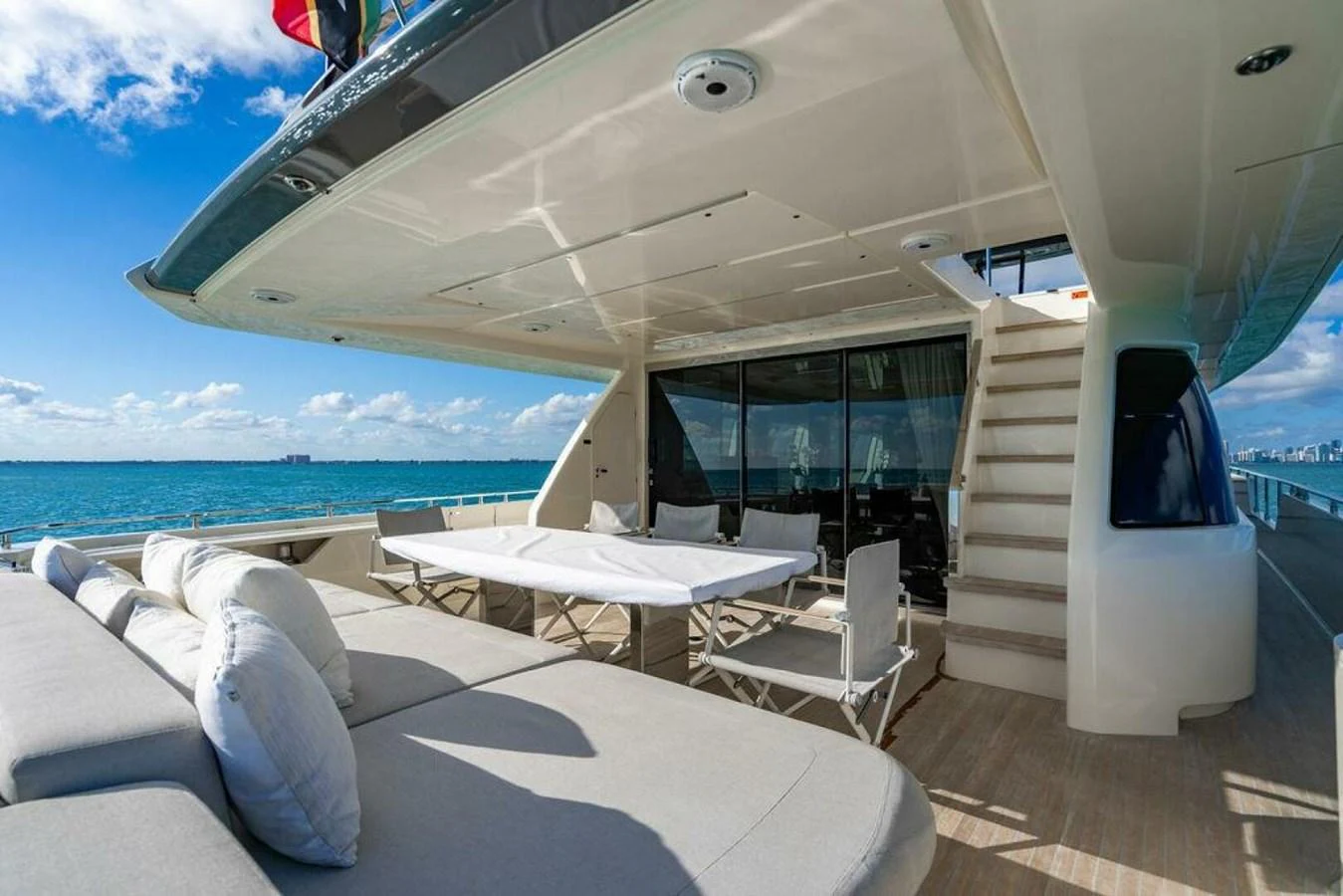 a cockpit of an airplane aboard 85 FERRETTI Yacht for Sale