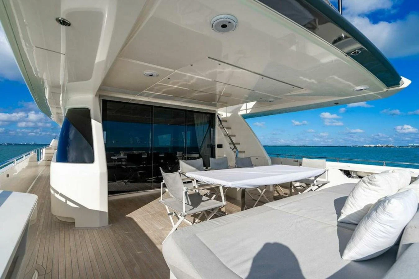 a boat on the water aboard 85 FERRETTI Yacht for Sale