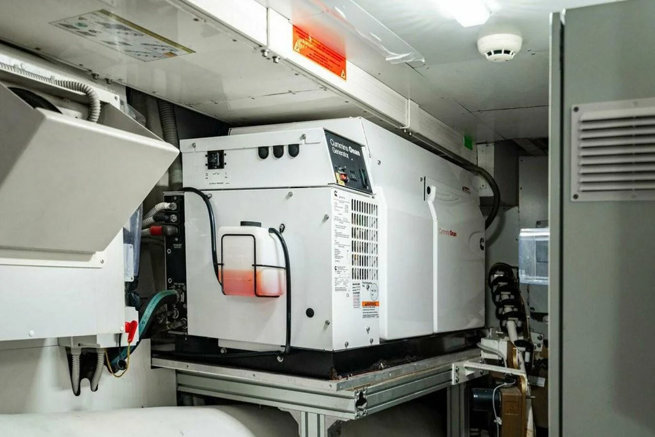 a machine in a room aboard 85 FERRETTI Yacht for Sale