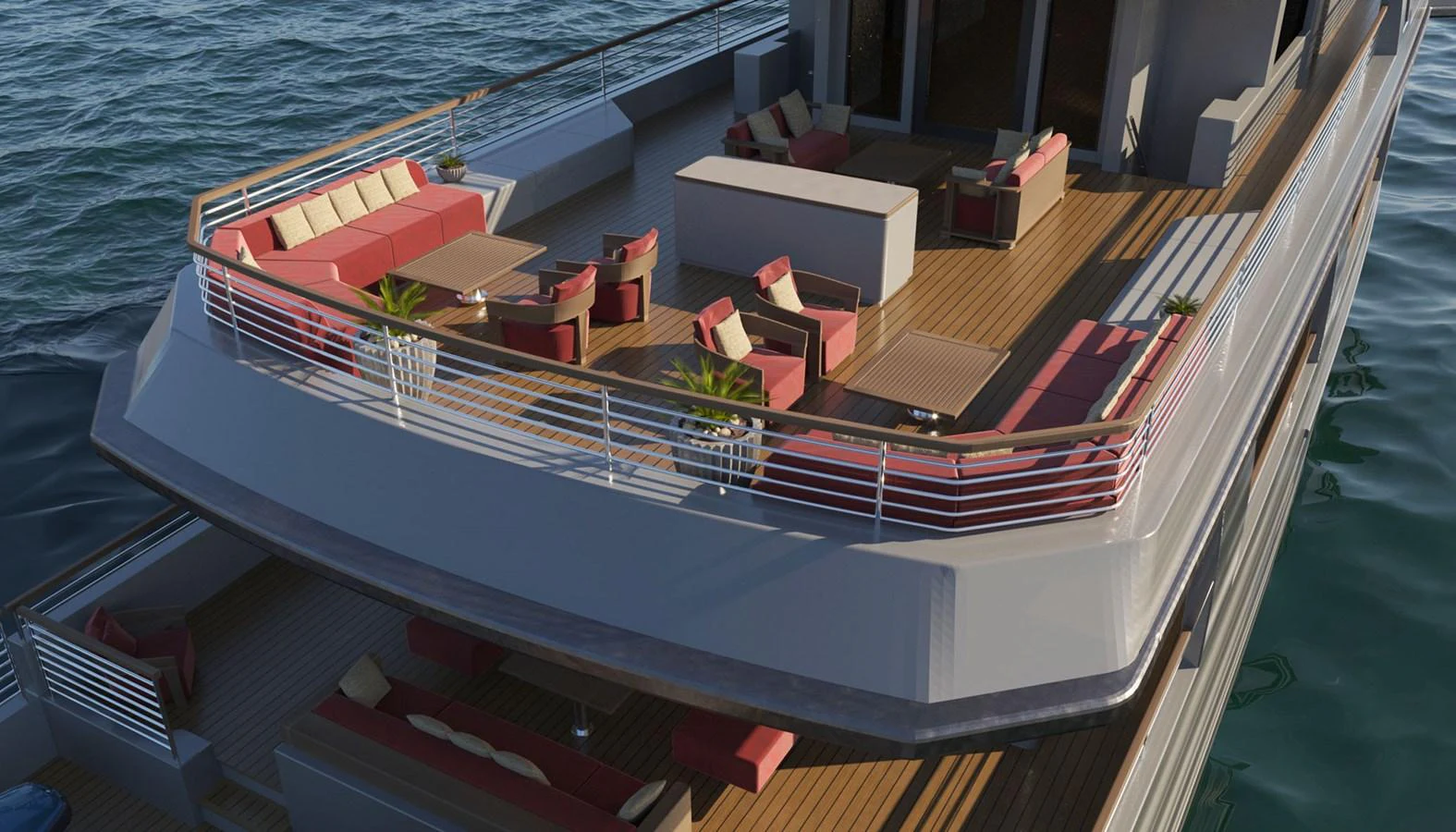 a boat on the water aboard PHOBOS Yacht for Sale