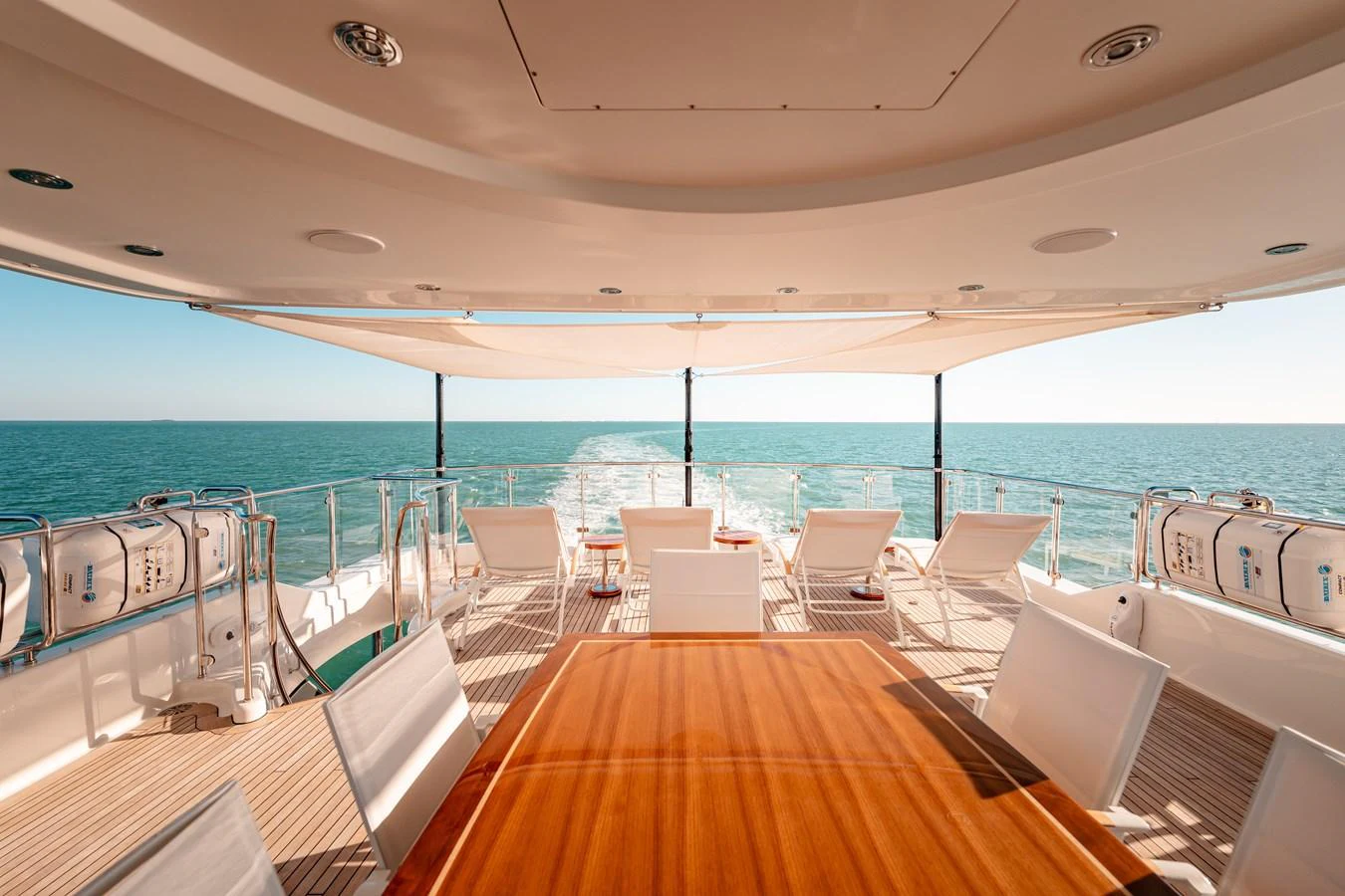 a boat on the water aboard BLUE TIME Yacht for Sale