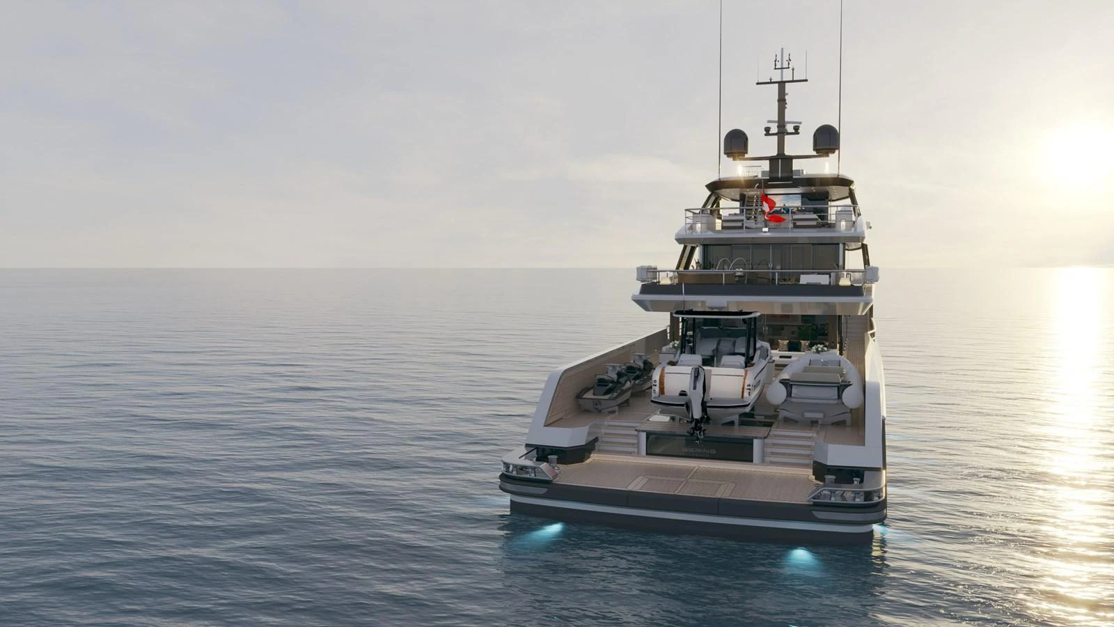 a boat in the water aboard BERING 165 EXPLORER YACHT Yacht for Sale