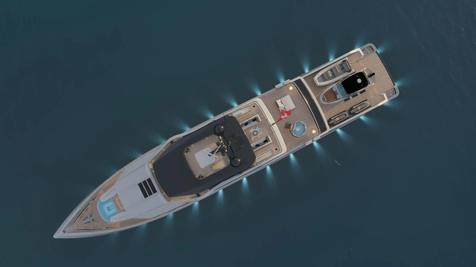a space shuttle in the sky aboard BERING 165 EXPLORER YACHT Yacht for Sale