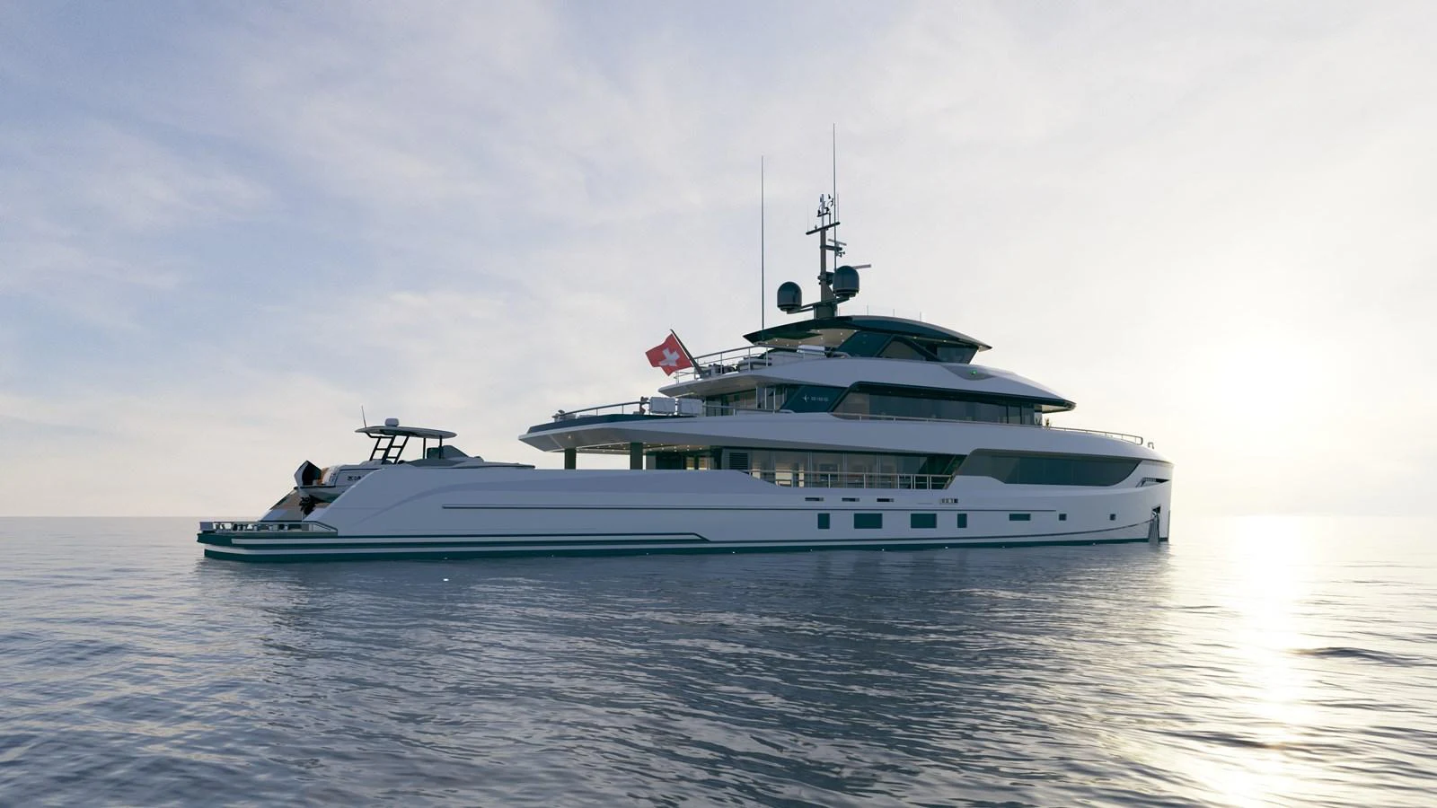 a boat on the water aboard BERING 165 EXPLORER YACHT Yacht for Sale