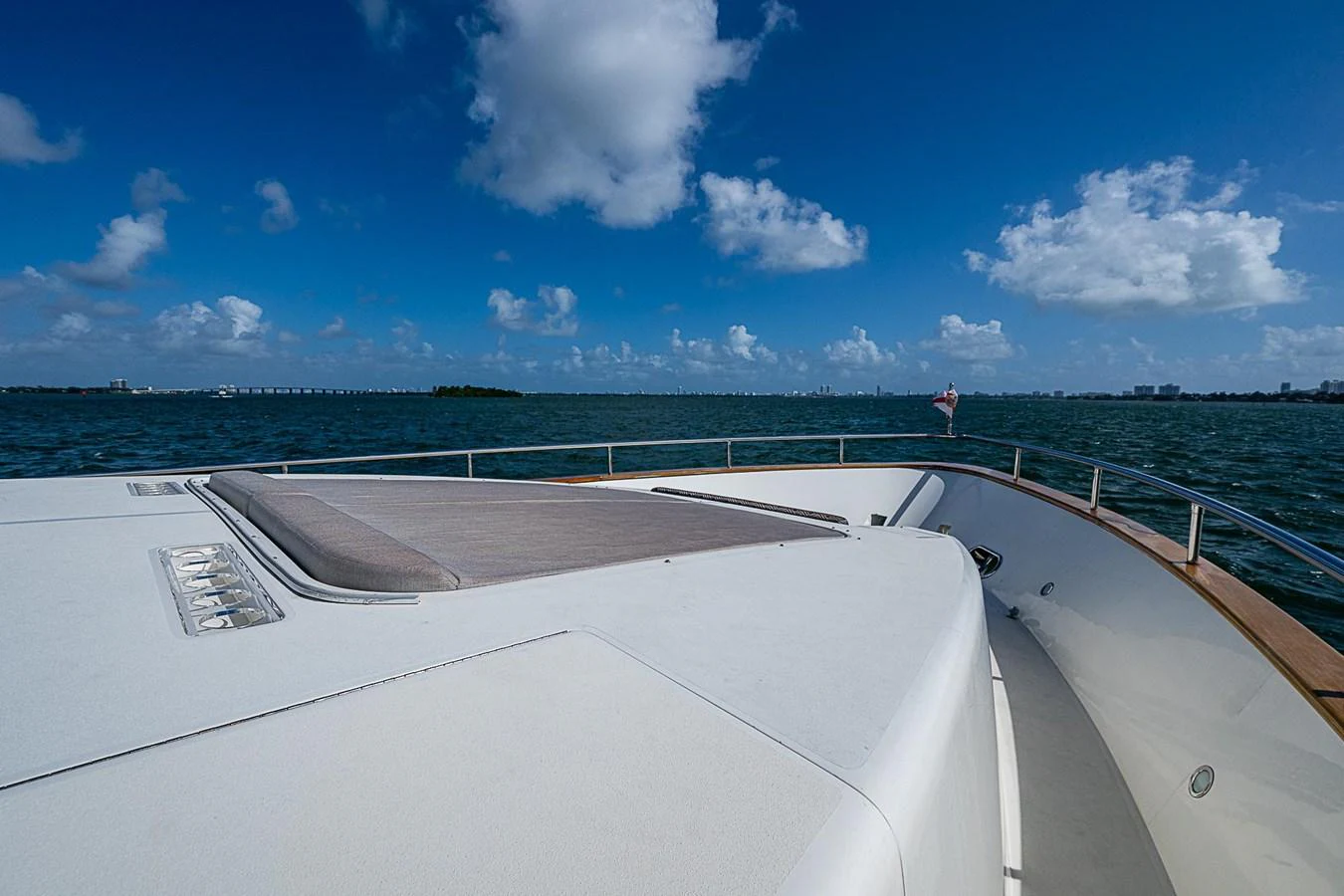 a person on a boat aboard THE USUAL Yacht for Sale