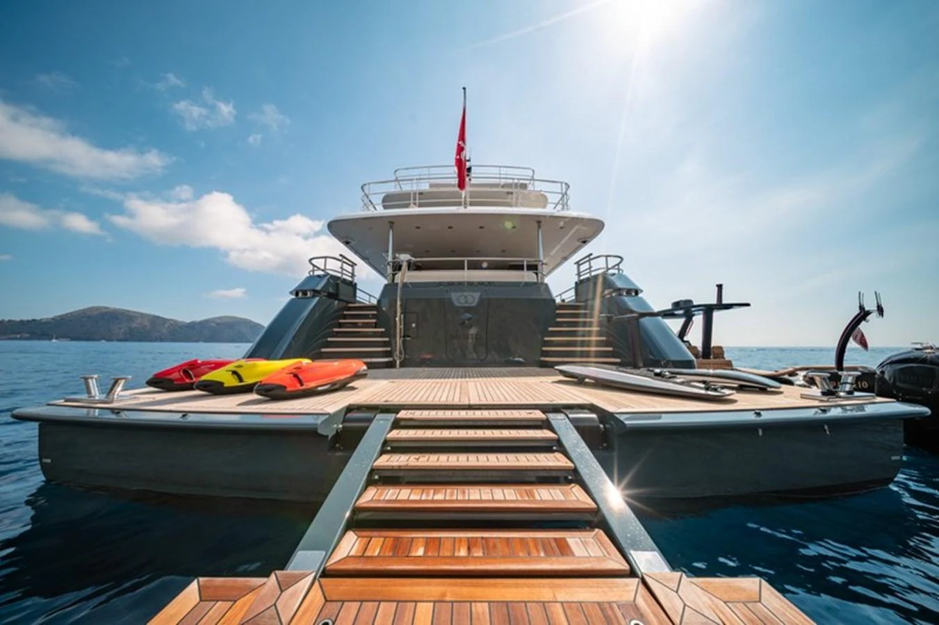 a boat on the water aboard COCOON Yacht for Sale