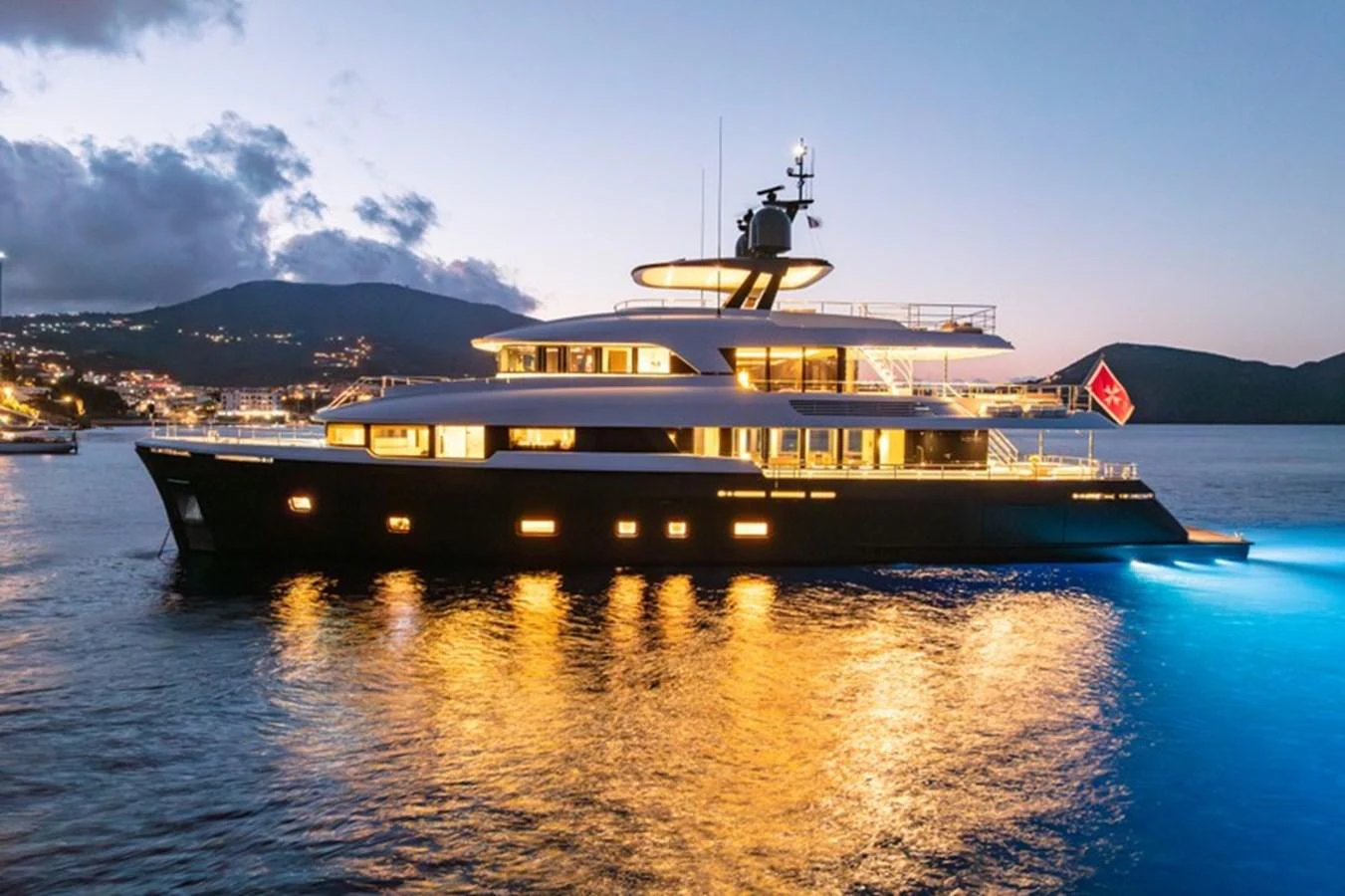 a boat on the water aboard COCOON Yacht for Sale