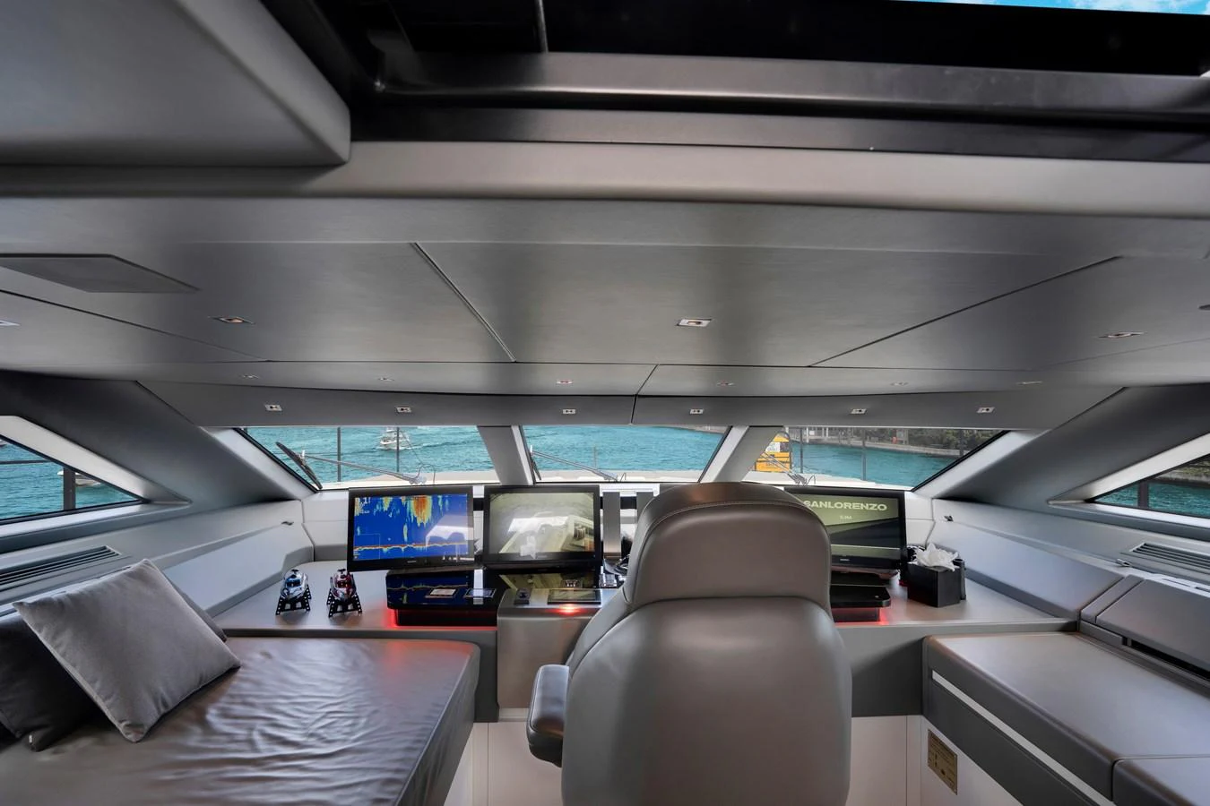 inside of an airplane aboard SWEET VIRGINIA Yacht for Sale