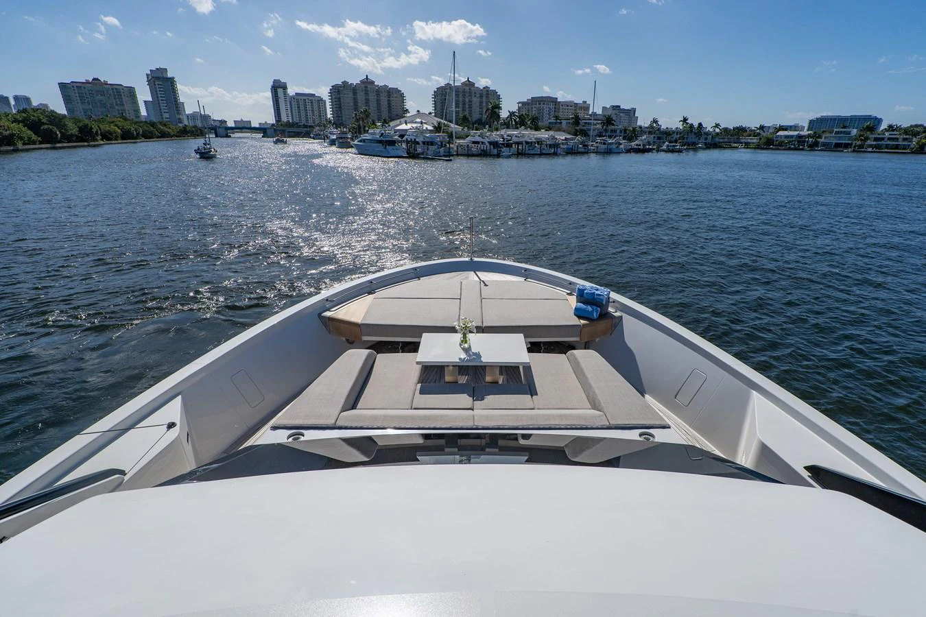 a boat on the water aboard SWEET VIRGINIA Yacht for Sale