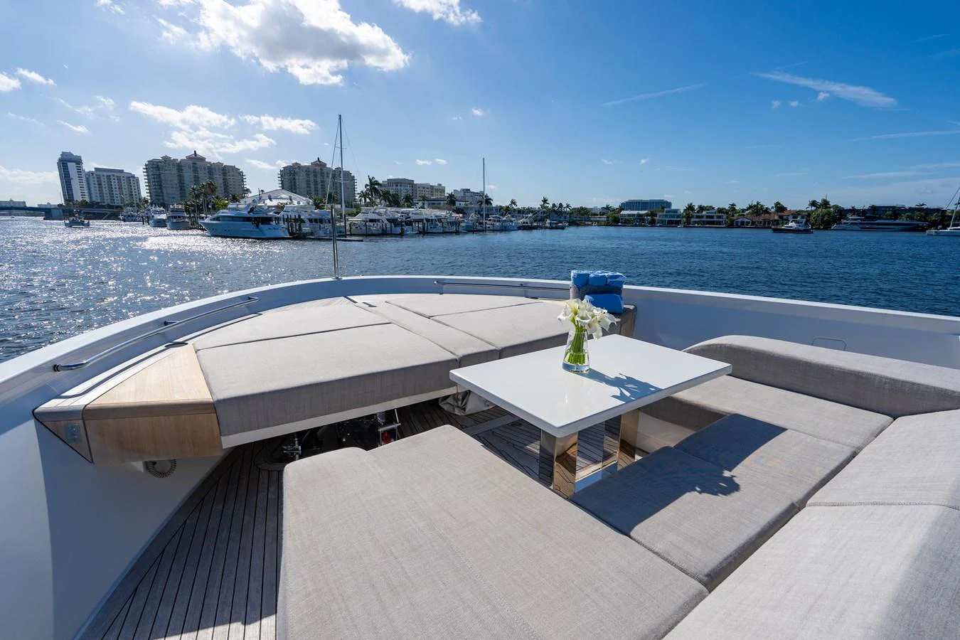 a boat on the water aboard SWEET VIRGINIA Yacht for Sale
