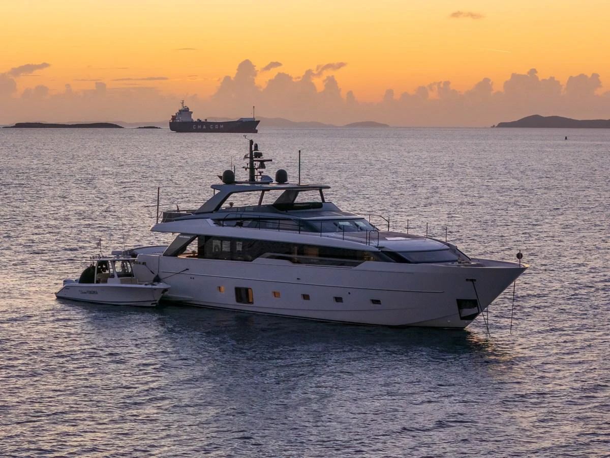 a boat on the water aboard SWEET VIRGINIA Yacht for Sale