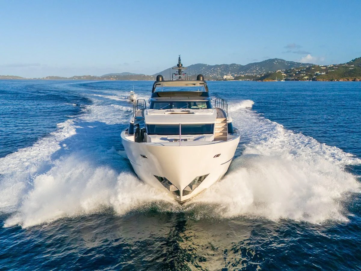 a boat on the water aboard SWEET VIRGINIA Yacht for Sale