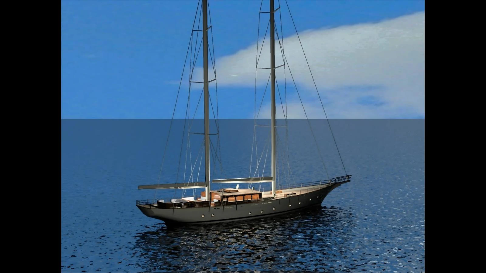 a boat on the water aboard AGICA Yacht for Sale