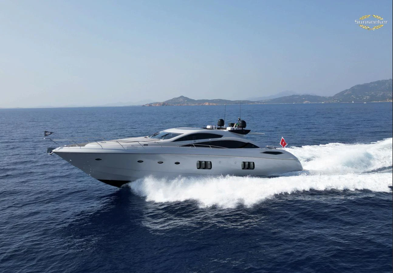 a boat on the water aboard LIGHT BLUE Yacht for Sale