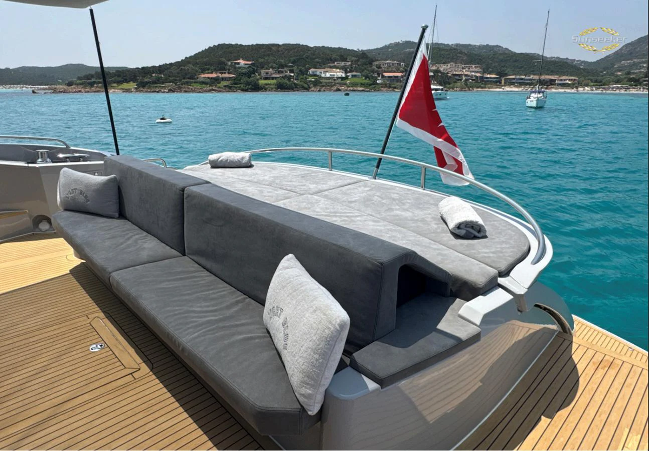 a boat on the water aboard LIGHT BLUE Yacht for Sale