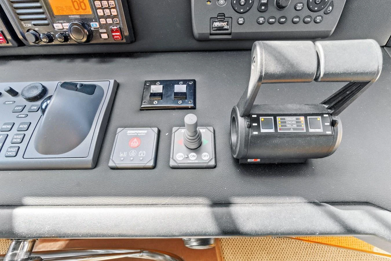 a group of old cell phones aboard VKY74038A808 Yacht for Sale