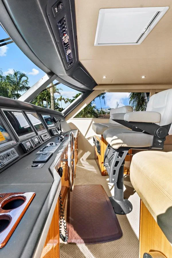 inside of a car aboard VKY74038A808 Yacht for Sale