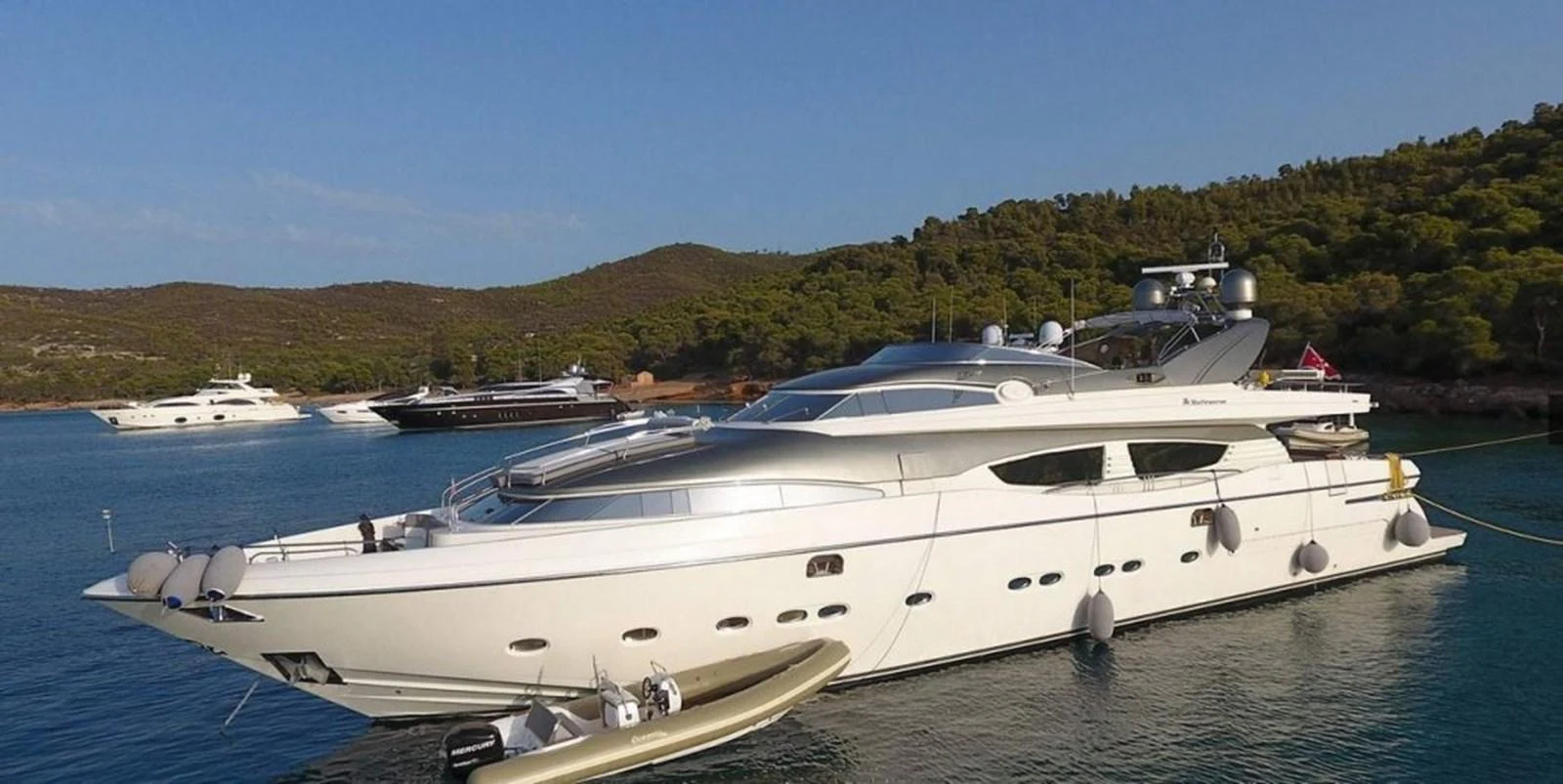 a boat in the water aboard ALBATOR 2 Yacht for Sale