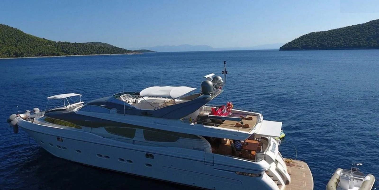 a boat on the water aboard ALBATOR 2 Yacht for Sale