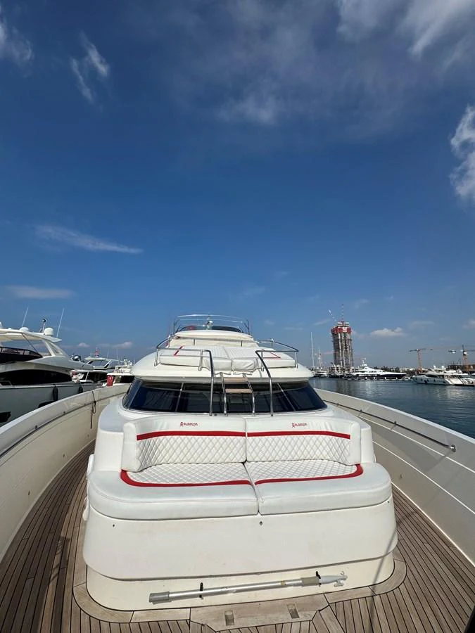 a boat on a dock aboard ALBATOR 2 Yacht for Sale