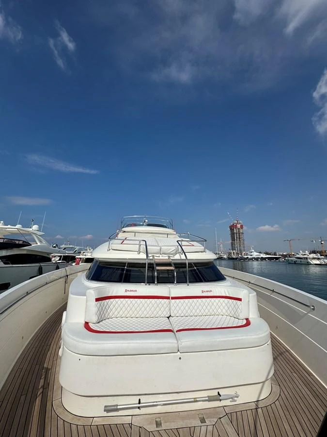 a boat on a dock aboard ALBATOR 2 Yacht for Sale