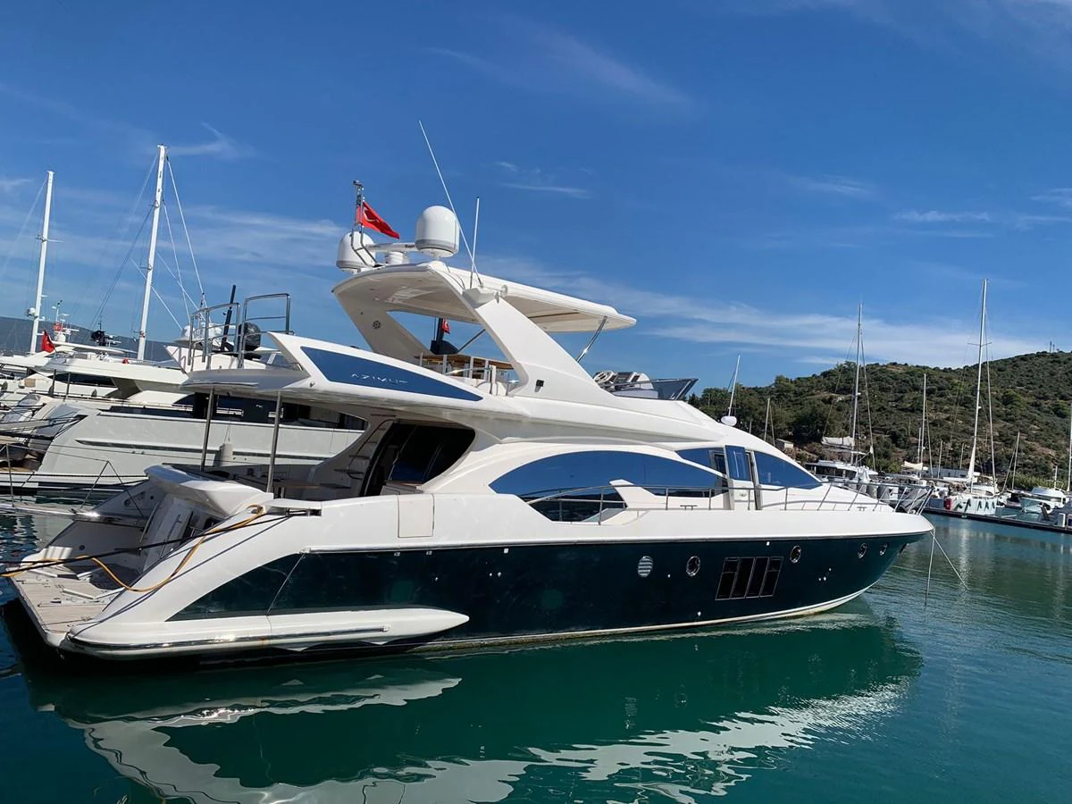 a boat in the water aboard DREN Yacht for Sale