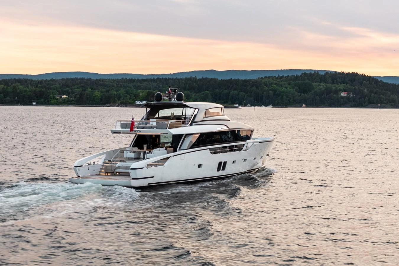 a boat on the water aboard NORTH Yacht for Sale